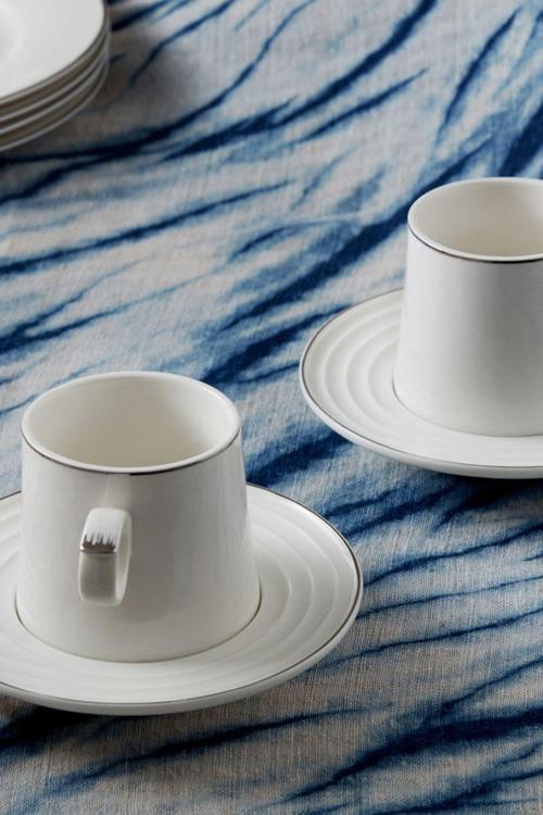Tiryaki Platin 2 Kişilik Double Kahve Fincanı Takımı 150 Ml