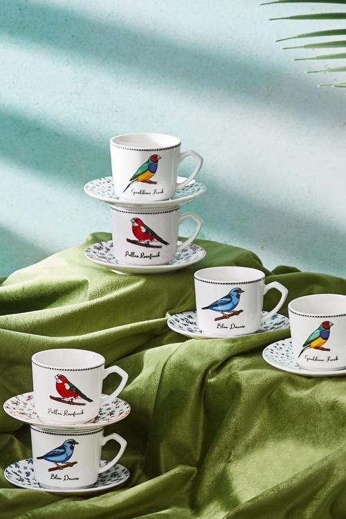 Vogel 6 Kişilik Kahve Fincan Takımı 80 Ml