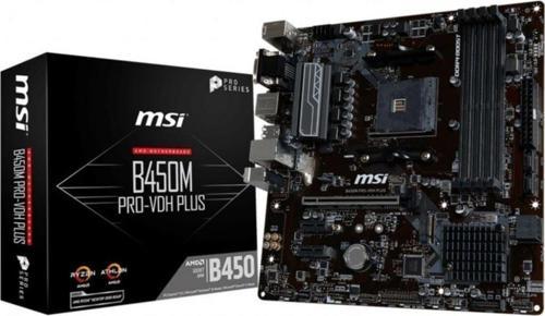 B450M Pro-Vdh Plus Amd Ryzen 3466 Mhz Ddr4 Am4 Soket Matx Anakart