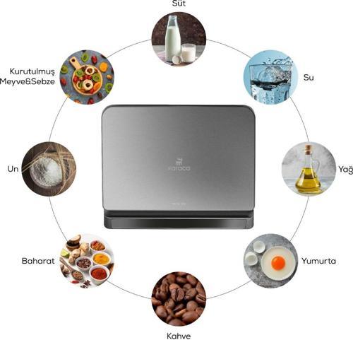 X Refika’Dan Mutfak Tartısı Gastro Scale İnox 15 Kg Kapasite