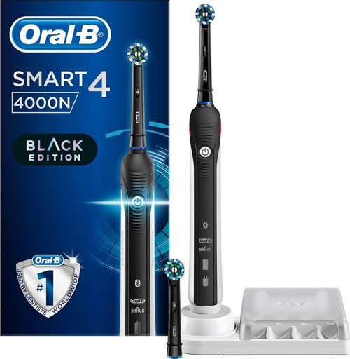Smart 4000 Şarj Edilebilir Diş Fırçası Cross Action Siyah