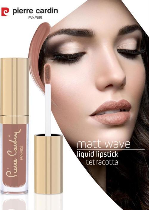 11281 - Pierre Cardin Matt Wave Liquid Lipstick – Mat Likit Ruj – Terracotta