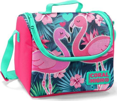 Flamingo Baskılı Termoslu Beslenme Çantası - Kız Çocuk