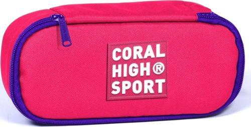 Sport Neon Mercan İç Bölmeli Oval Kalem Çantası