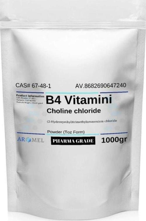 B4 Vitamini Kolin Klorür | 1 Kg | Choline Chloride