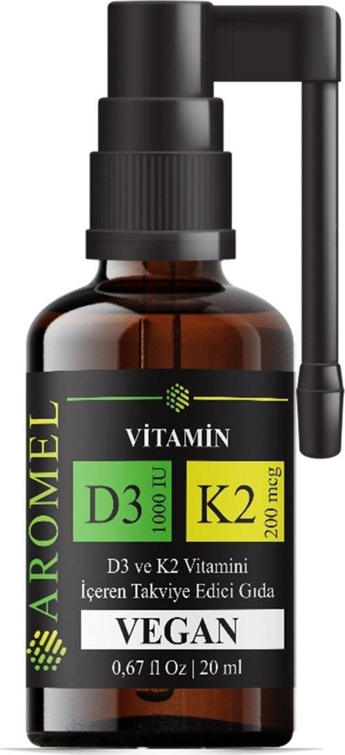 D3 K2 Vitamini | Oral Sprey | D3 1000 Iu 200 Mcg K2 Mix ,Fda
