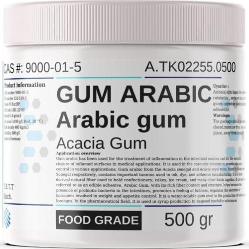 Gum Arabik, Akasya Gamı | 500 Gr | Arabic Gum | Alman Menşei