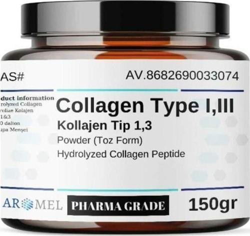 Kolajen Tip 1,3 | 150 Gr | ?Collagen Type I & Iıı | Ekstra Saf Toz Form