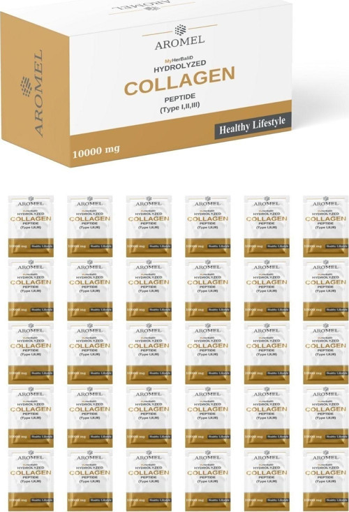 Multi Gold Hidrolize Kolajen | 30 Şase 300 Gram | Type I,Iı,Iıı Multi , 21 In One Collagen