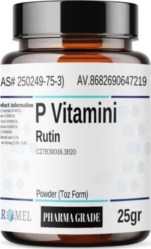 P Vitamini Rutin | 25 Gr | Rutıne Vitamin P