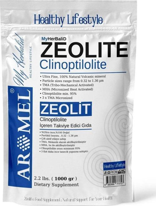 Zeolit Tozu | 1 Kg | Ultra Fine | Mikronize Aktif Zeolit, Clinoptilolite