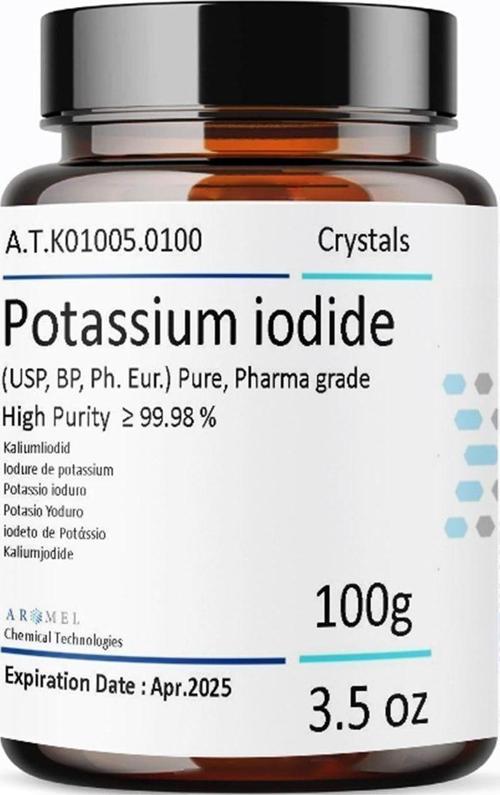 Potasyum Iyodür 100 Gr | Potassium Iodide Pharma Grade