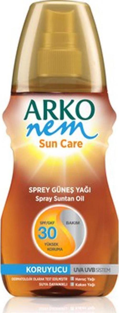 Güneş Yağı SPF/GKF30 Factör Sprey Bronz ve Koruma 150 Ml