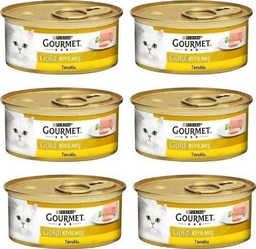 Gourmet Gold Kıyılmış Tavuklu Kedi Konservesi 85 Gr x 6 Adet