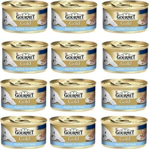 Gourmet Gold Kıyılmış Ton Balıklı Kedi Konservesi 85 Gr x 12 Adet