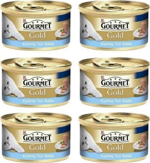 Gourmet Gold Kıyılmış Ton Balıklı Kedi Konservesi 85 Gr x 6 Adet