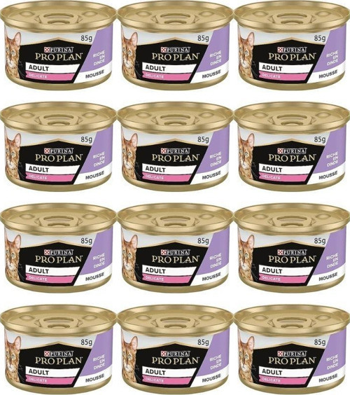 Delicate Hindili Yetişkin Kedi Konservesi 85 Gr x 12 Adet