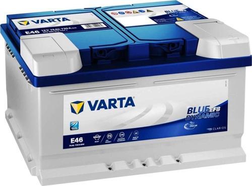 12V 75 Ah Amper 730A E46 Start-Stop Efb Akü
