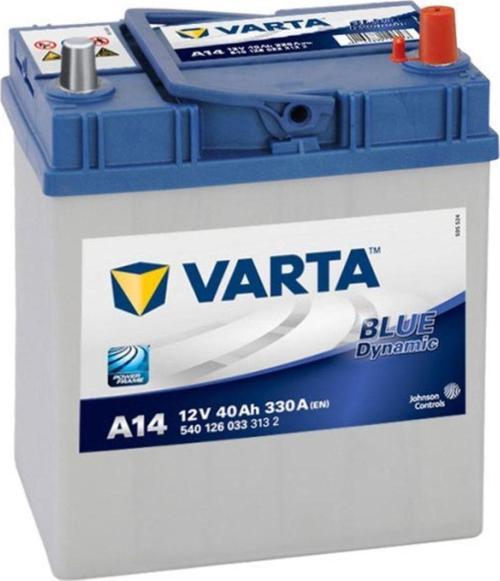 Akü 12V 40 Amper Blue Dynamic 330A A14