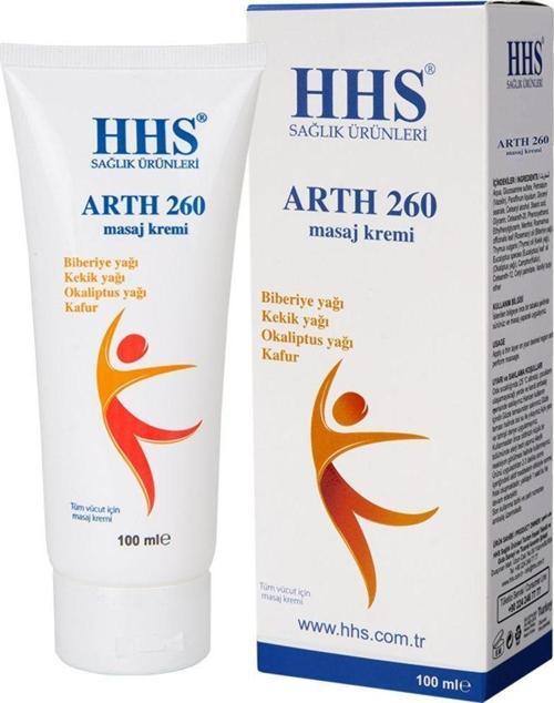 Arth 260 Masaj Kremi Glukozamin Isıtıcılı Masaj Kremi 100 Ml