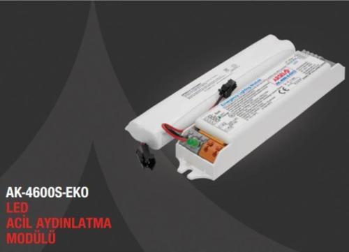 AK-4600S-1EKO LED Lambalar İçin Acil Durum Yedekleme Kiti Kesintide 60 Dak. Yanan 3,5-70 Volt Led Lamba