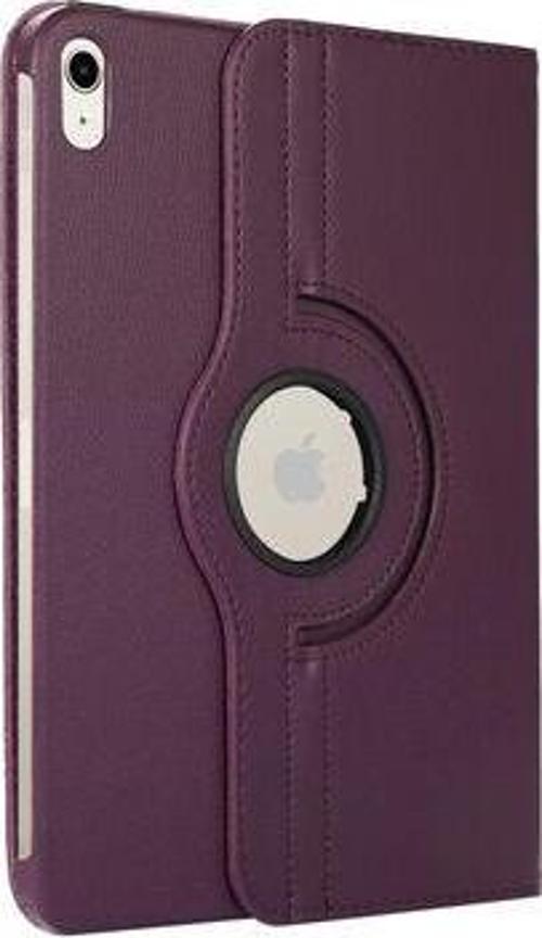 Apple iPad Air 11 M2 Kılıf 360 Derece Dönerli Yatay ve Dikey Standlı Deri Kılıf + 9H Nano Ekran Koruyucu