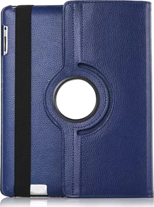 Apple iPad Mini 2 Kılıf 360 Derece Dönerli Yatay ve Dikey Standlı Deri Kılıf + 9H Nano Ekran Koruyucu