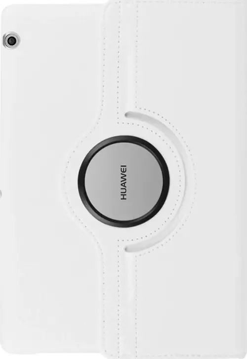 Huawei MediaPad T5 10 inç Kılıf 360 Derece Dönerli Yatay ve Dikey Standlı Deri Kılıf + 9H Nano Ekran Koruyucu