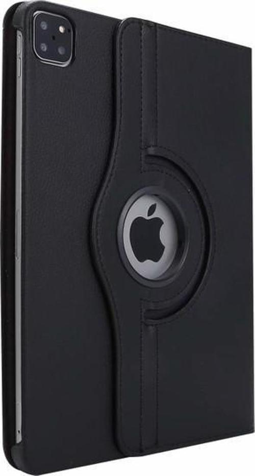 iPad Pro 11 2020 2.Nesil Kılıf  Yatay ve Dikey Standlı Dönerli Deri Kılıf + 9H Nano Ekran Koruyucu