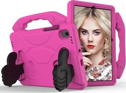 Samsung Galaxy Tab A9 Plus Kılıf Yatay Stadlı Çocuk İçin Parmaklı Eva Like Silikon Tablet Kılıfı