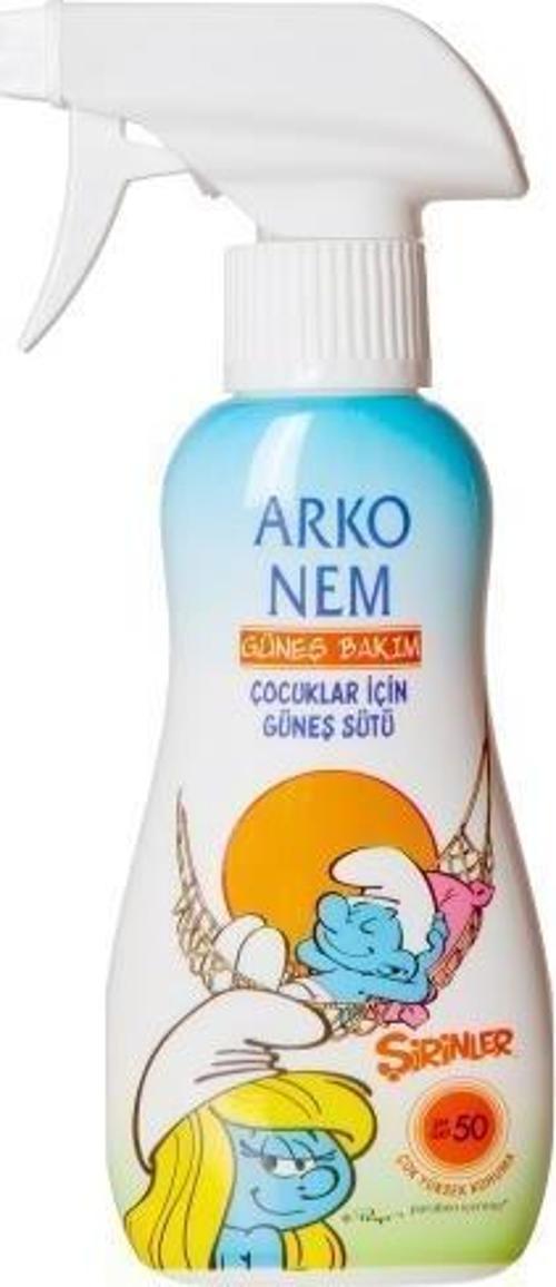 Çocuklar İçin Güneş Sütü SPF50+ Şirinler 200 ml