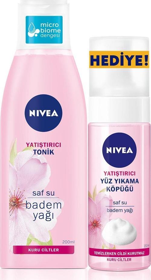 Kuru Ciltler için Yüz Yıkama Köpüğü 150 ml ve Tonik 200 ml