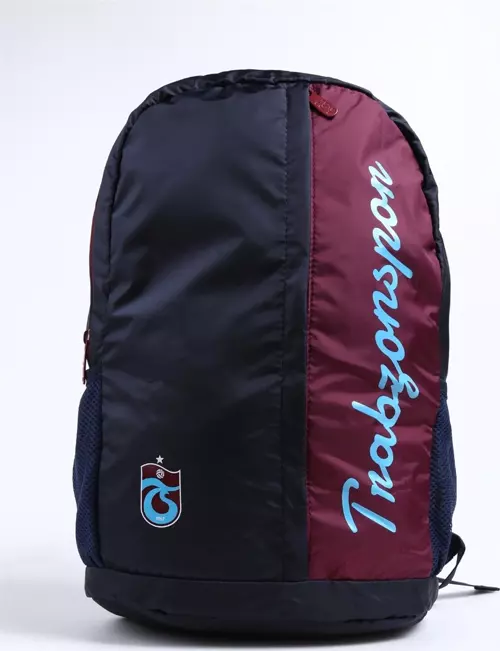 Trabzonspor Kaligrafik Baskılı Çift Gözlü Lacivert Çanta / 23268