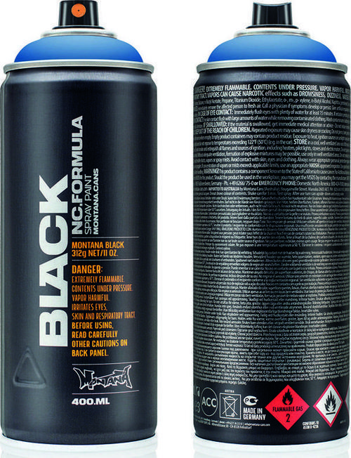 Black Sprey Boya 400ml Royal Blue BLK5077