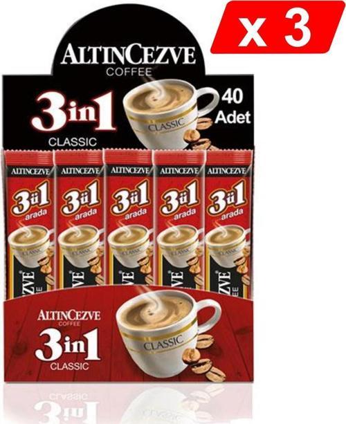 3ü1 Arada | Üçü bir arada Classic 40′ lı Paket 15 Gr x 40 Adet - 3LÜ PAKET