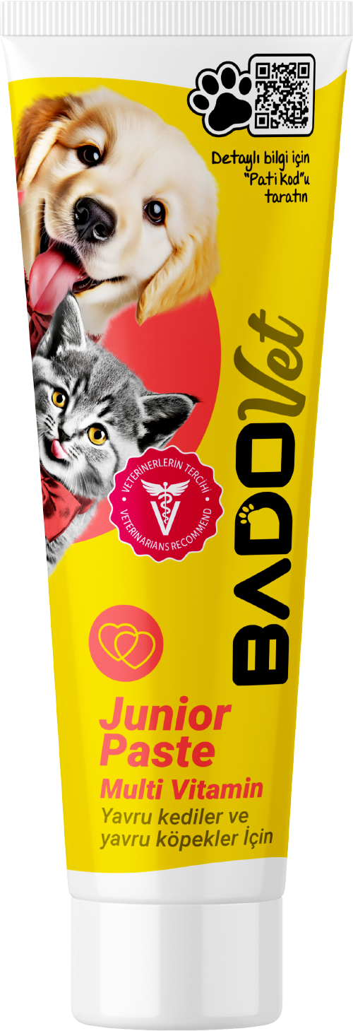 Junior Paste Yavru Kedi Ve Köpekler İçin Multi Vitamin Paste 100 ML