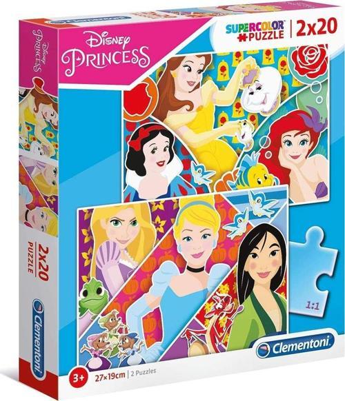 2x20 Parça Puzzle Princess