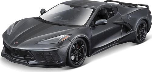 1/18 2020 Chevrolet Corvette Stingray Model Araba Gri