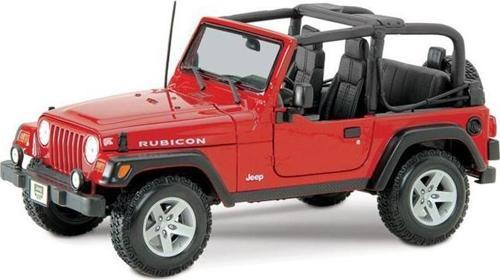 1/18 Jeep Wrangler Rubicon Kırmızı