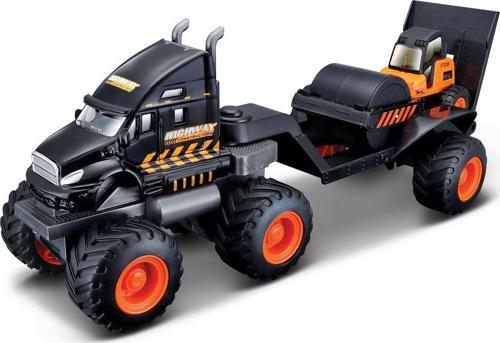Builder Zone Taşıyıcı Tır Seti - Siyah Tır