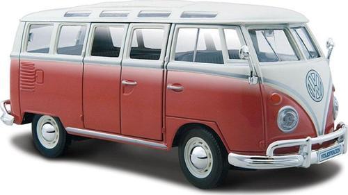 1/25 Volkswagen Van Samba Model Araba Kırmızı