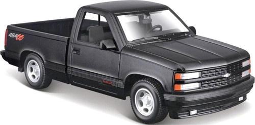 1993 Chevrolet 454 SS Pick-Up Model Araba 1/24 - Siyah
