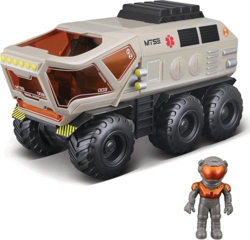 Space Explorers 6x6 Rover Sürtmeli Uzay Aracı ve Figür Bej