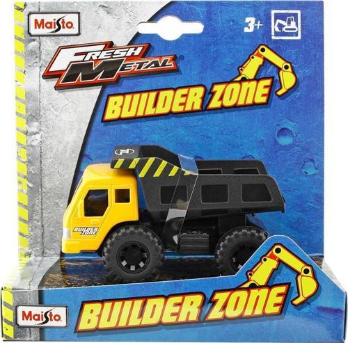 İnşaat Araçları Dump Truck İş Makinesı Sarı Metal Gövdeli