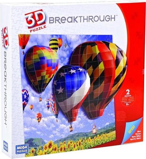 Mega Puzzles 200 Parça 3D Puzzle Breakthrough Balonlar