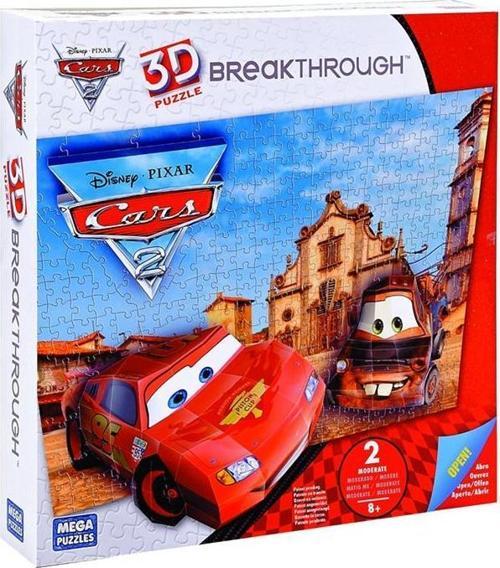 Mega Puzzles 200 Parça 3D Puzzle Breakthrough Cars 2