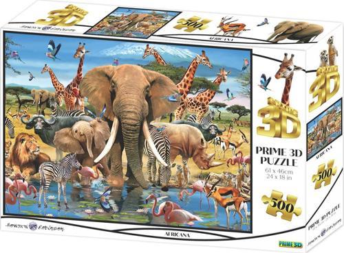 Prime 3D - Afrika 500 Parça Yetişkin Puzzle 10455