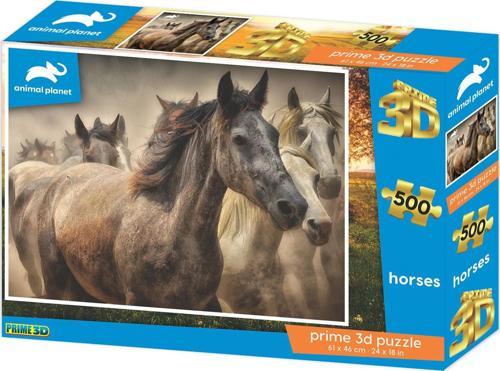 Prime 3D - Atlar 500 Parça Yetişkin Puzzle 10481