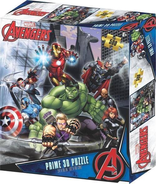 Prime 3D - Avengers 500 Parça Yetişkin Puzzle 32549