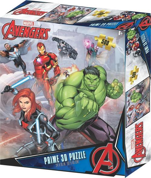 Prime 3D - Avengers 500 Parça Yetişkin Puzzle 32602